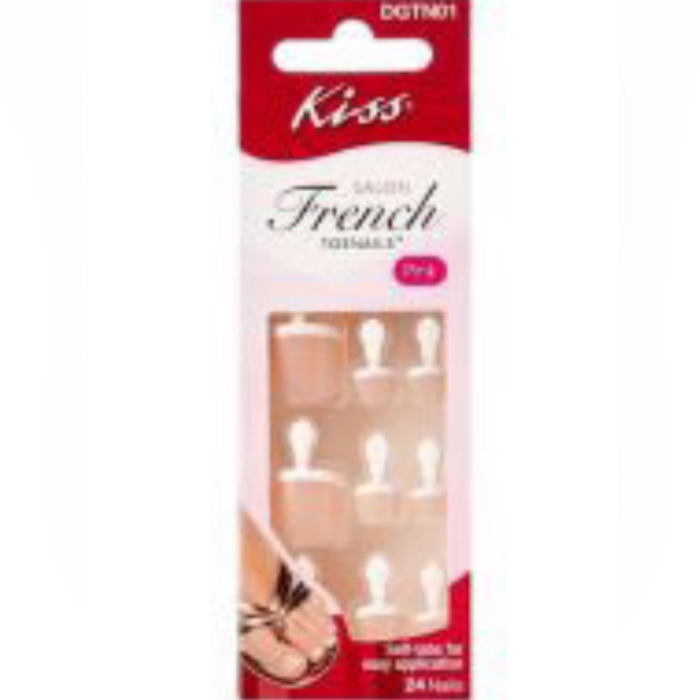 Kiss French Toenails Pink